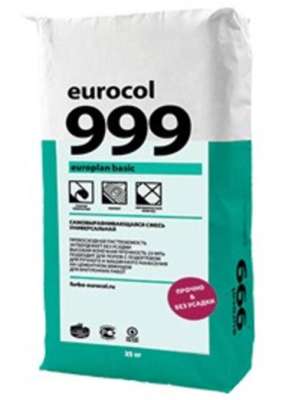 Eurocol 999 Europlan Basic Самовыравнивающаяся универсальная смесь сухая напольная (25кг) 